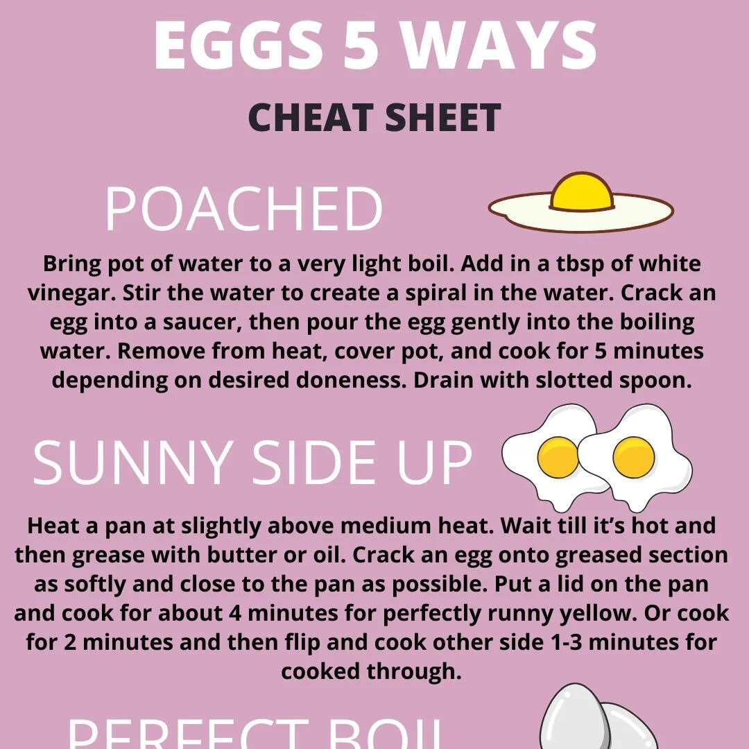 5 Best Ways To Cook Eggs | The Egg Cheat Sheet 