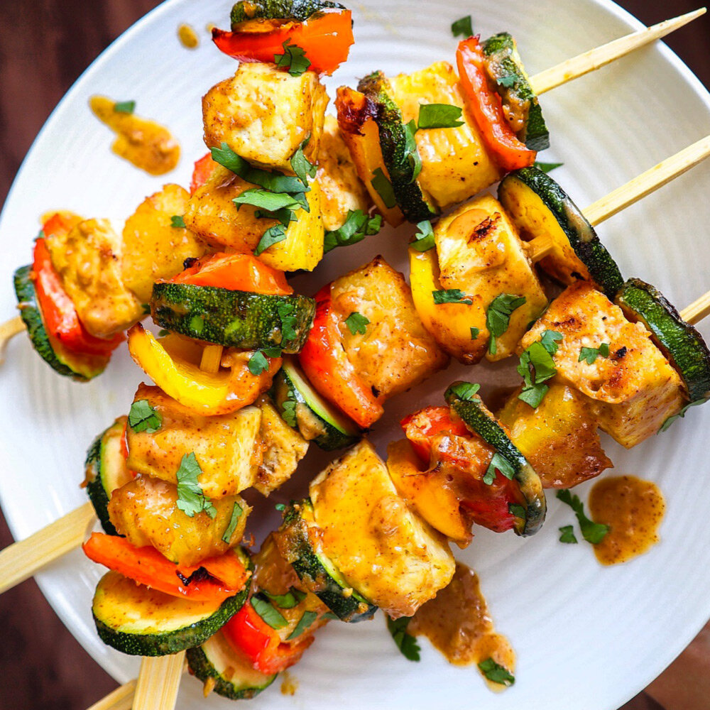 Grilled Tofu Recipe: Pineapple Tofu Skewers — The Online Farmers Market