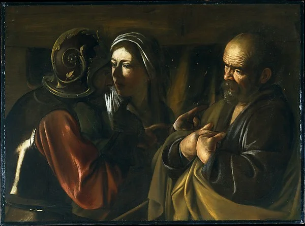 "The Denial of St. Peter" Caravaggio