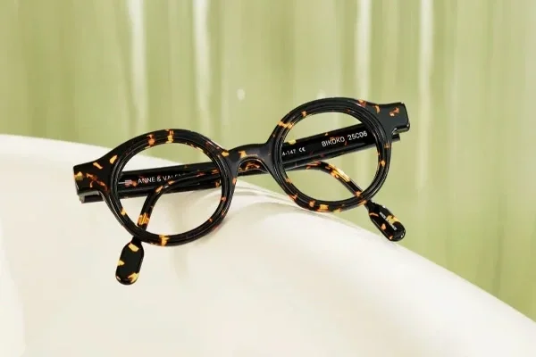 Anne Et Valentin Round Tortoiseshell Acetate Eyeglasses