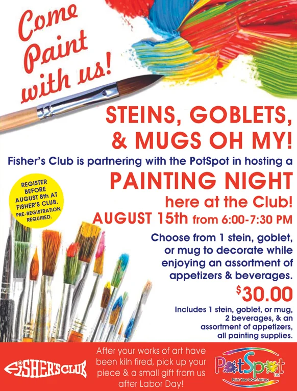 Steins, Goblets, & Mugs Oh My! Painting Party