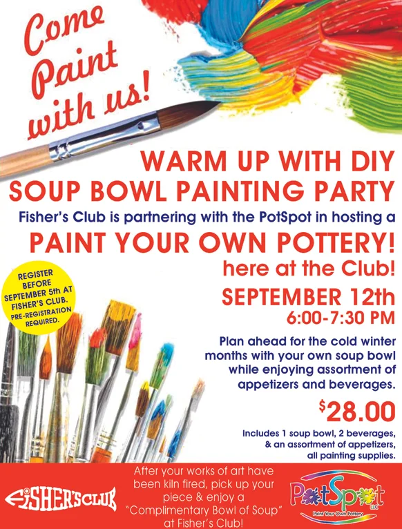 Warm Up With DIY Soup Bowl Painting Party