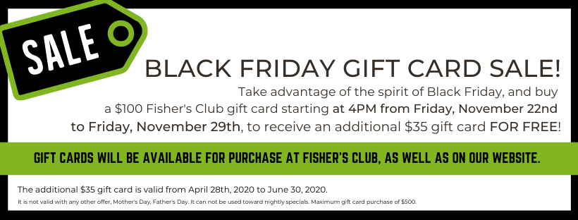 Black Friday Gift Card Sale!