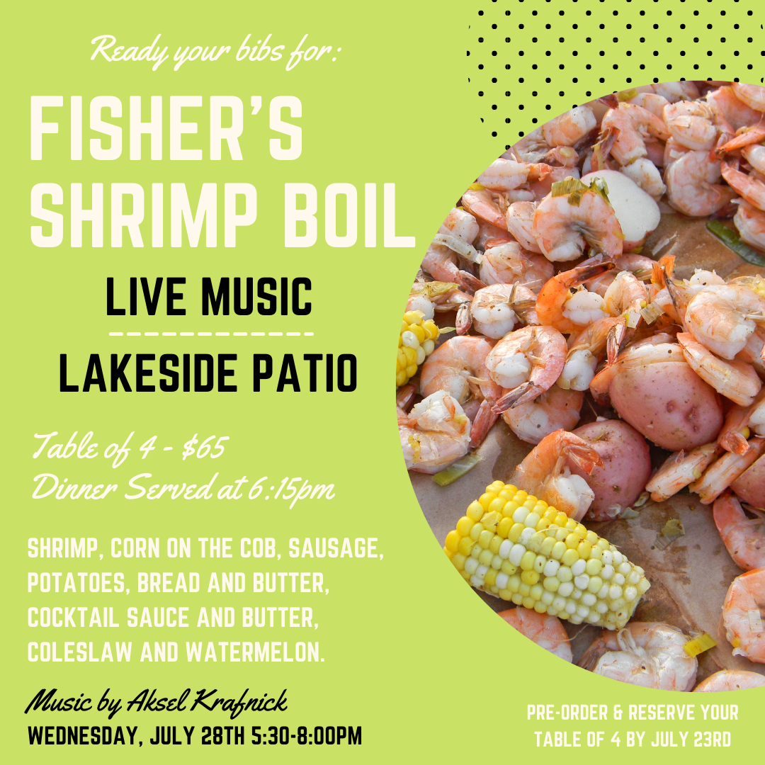 Shrimp Boil - Last Wednesday of the Month 