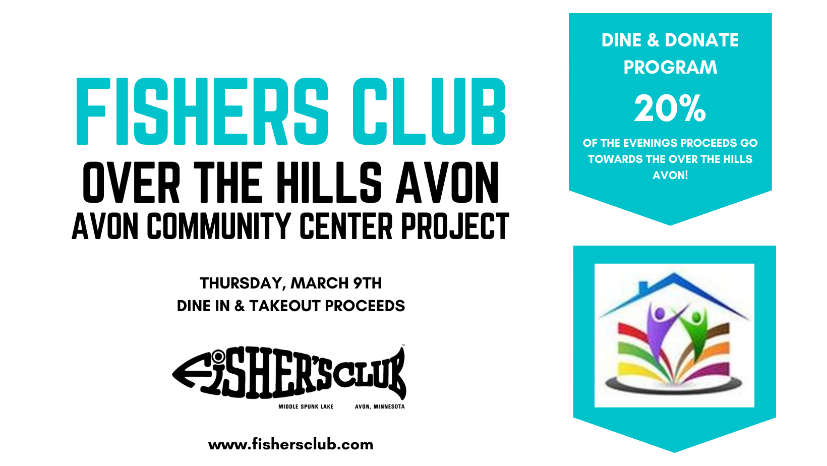 Dine &amp; Donate Night! Avon Community Center Project