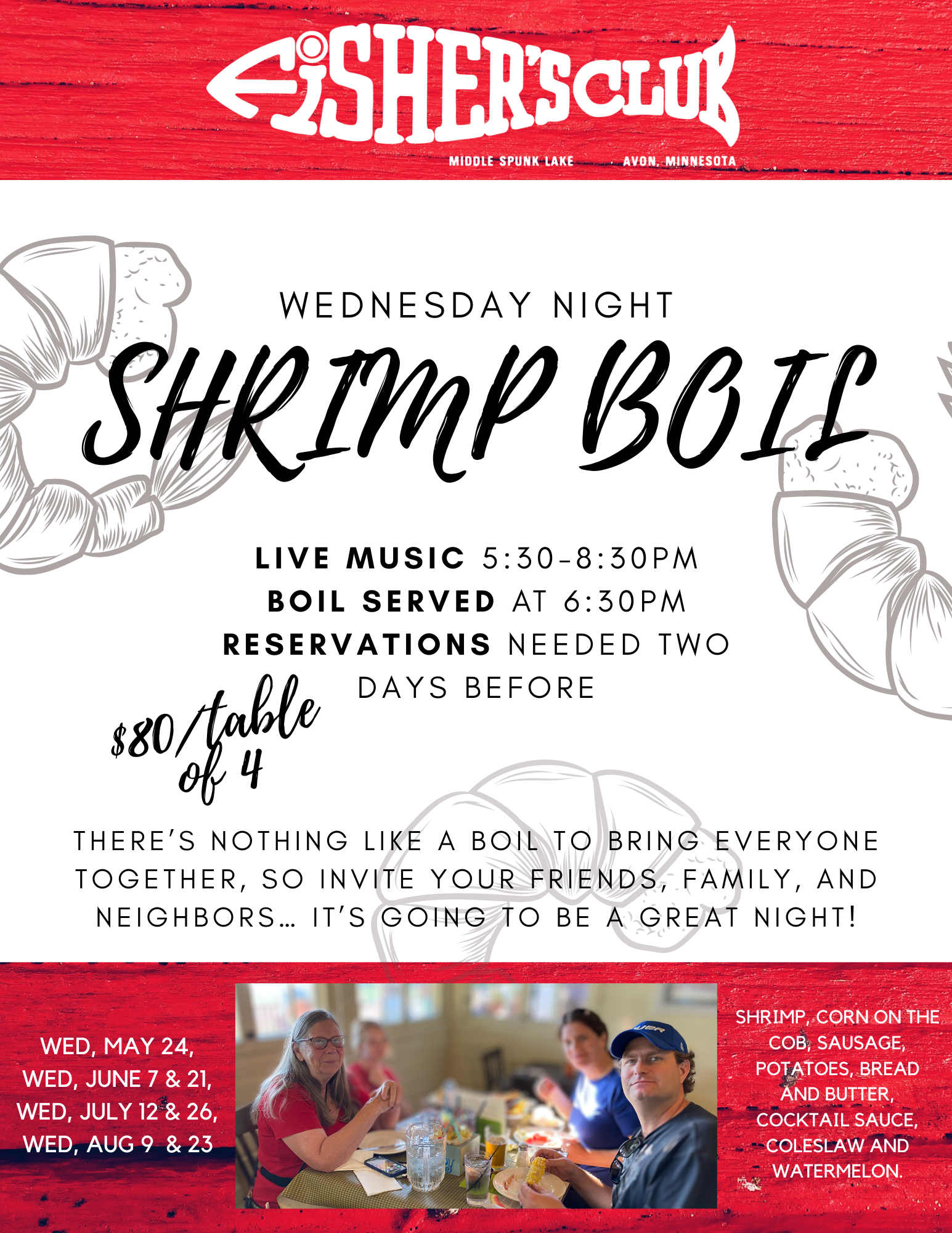 Shrimp Boil - Live Music by Adam Hammer