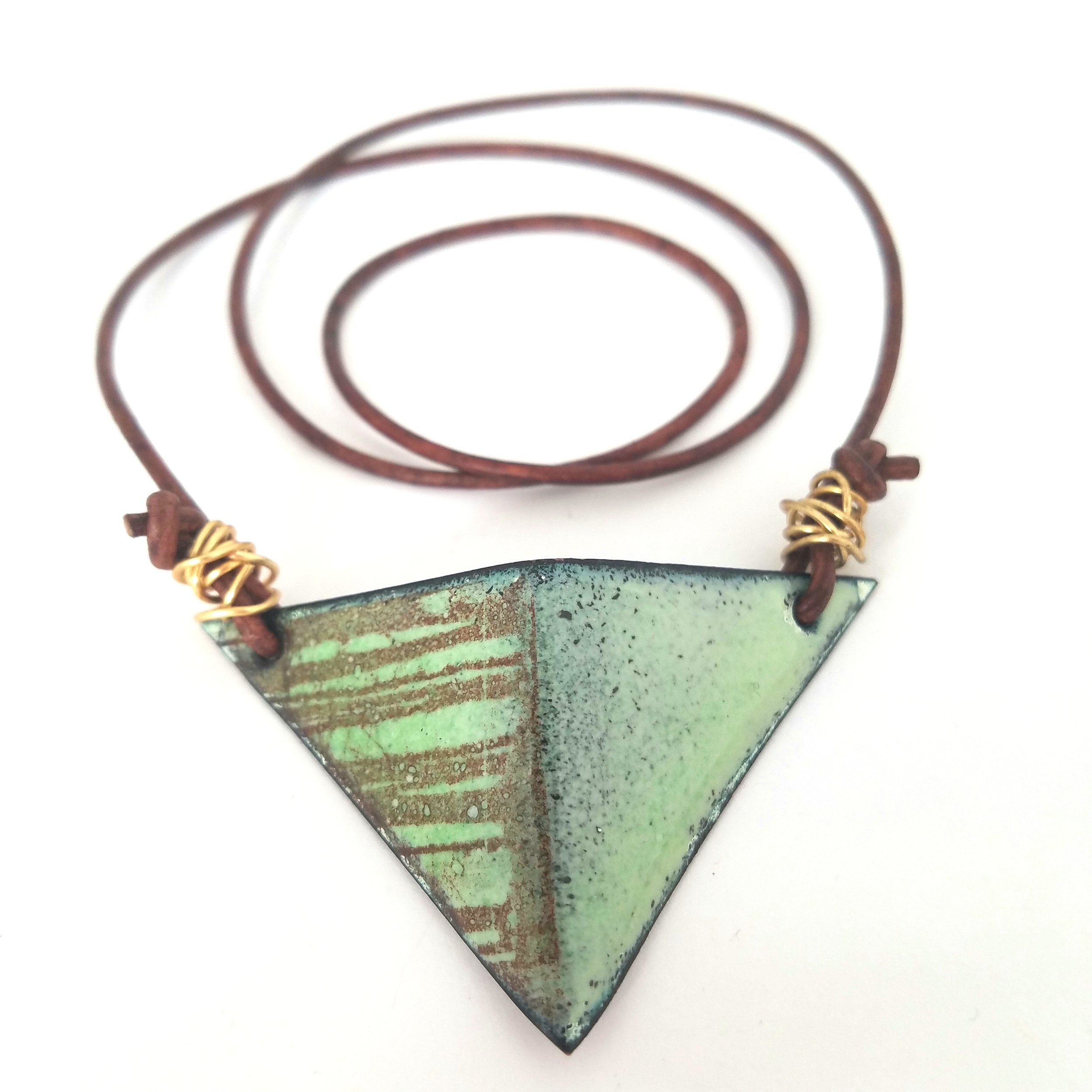 green%2Fbrown triangle pendant.jpg
