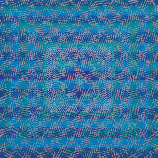 Tony Conrad, Composition #13, Acrylic on canvas, 24 x 24 inches, 2017
