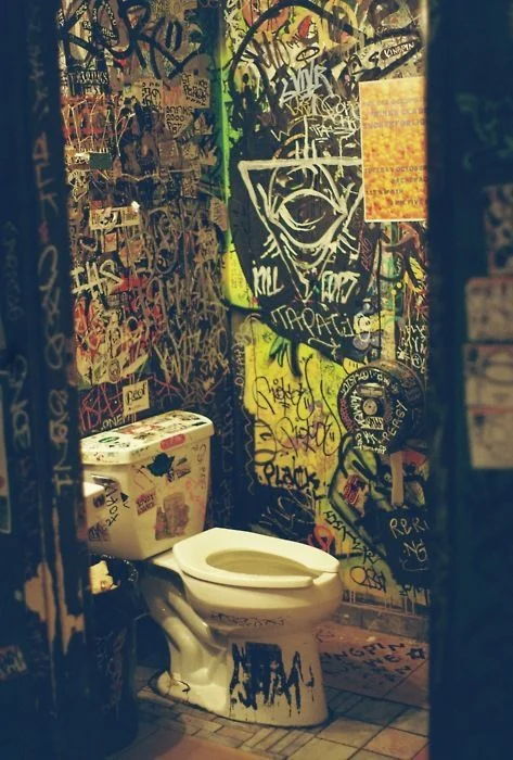 Diner bathroom
