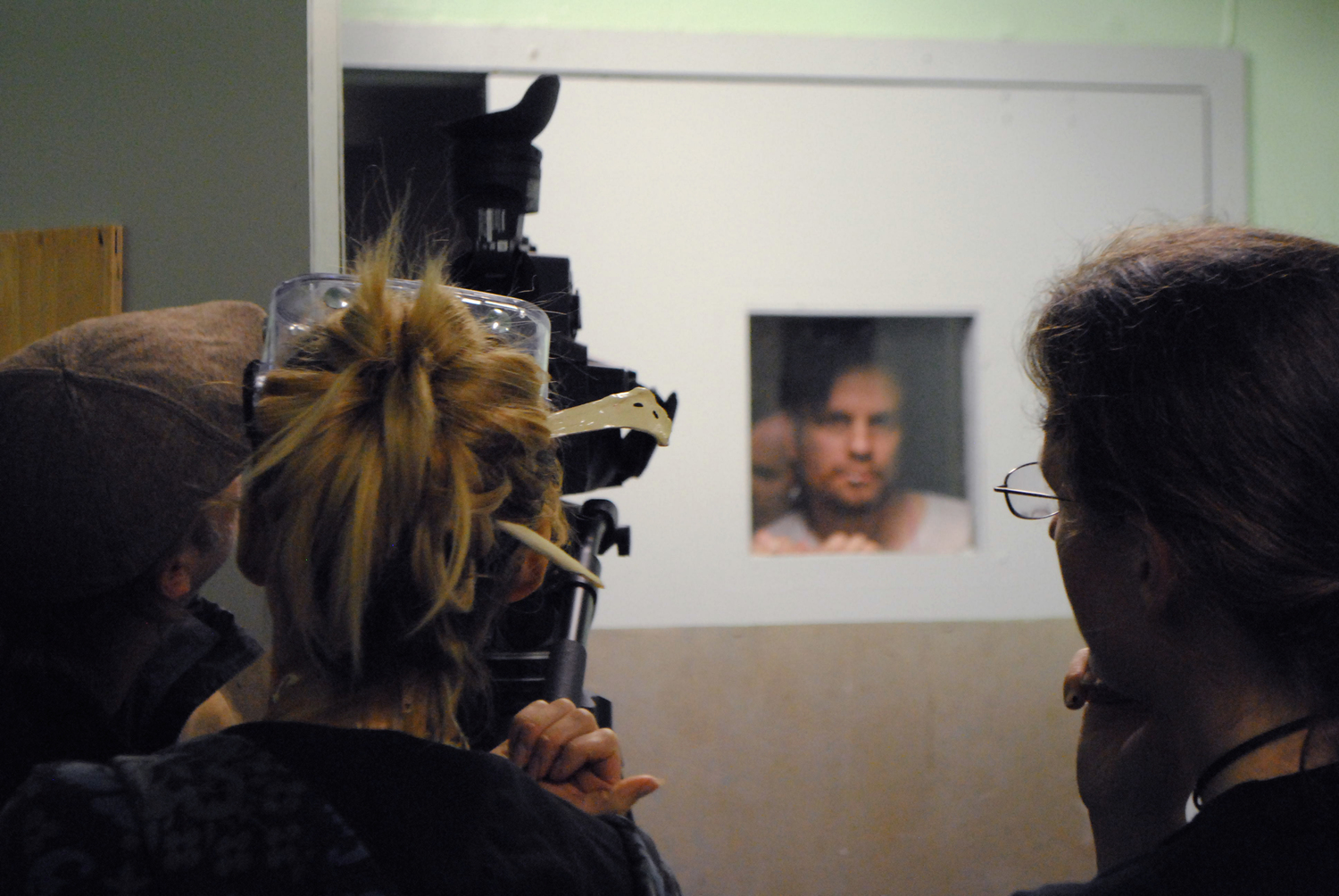 Lark and Bowen co-directing // photo by Amanda Duchow-Hall