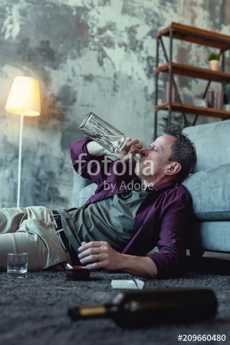 A man who drinks like that and doesn't eat is gonna die.