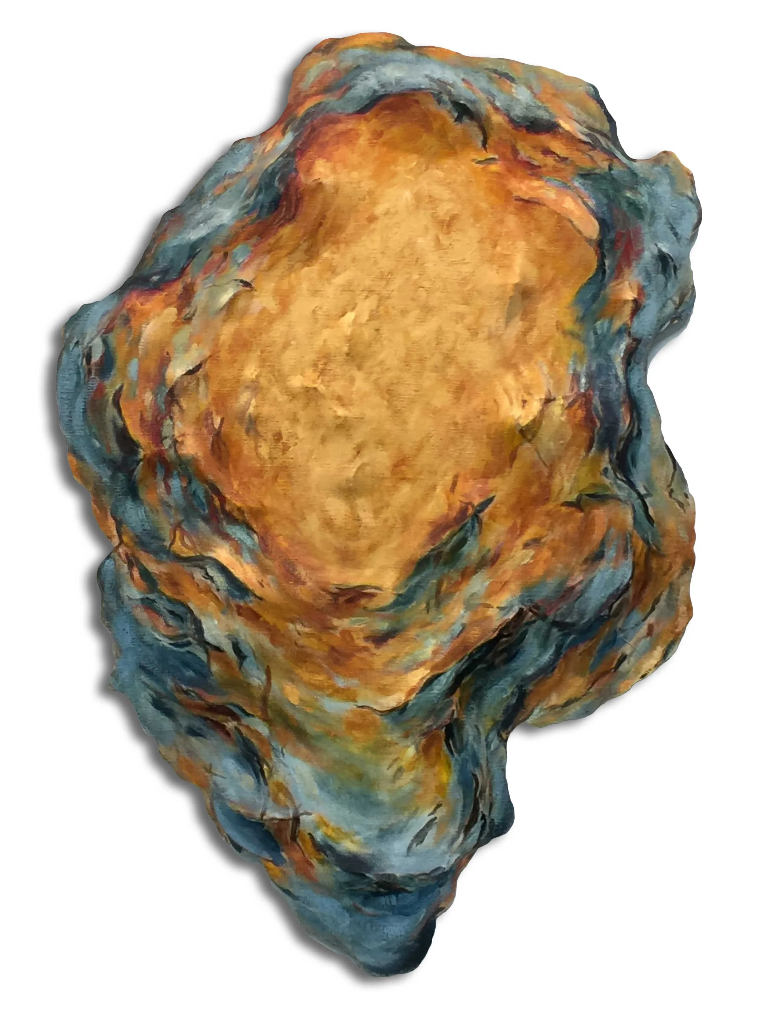Untitled (Orange and Blue)