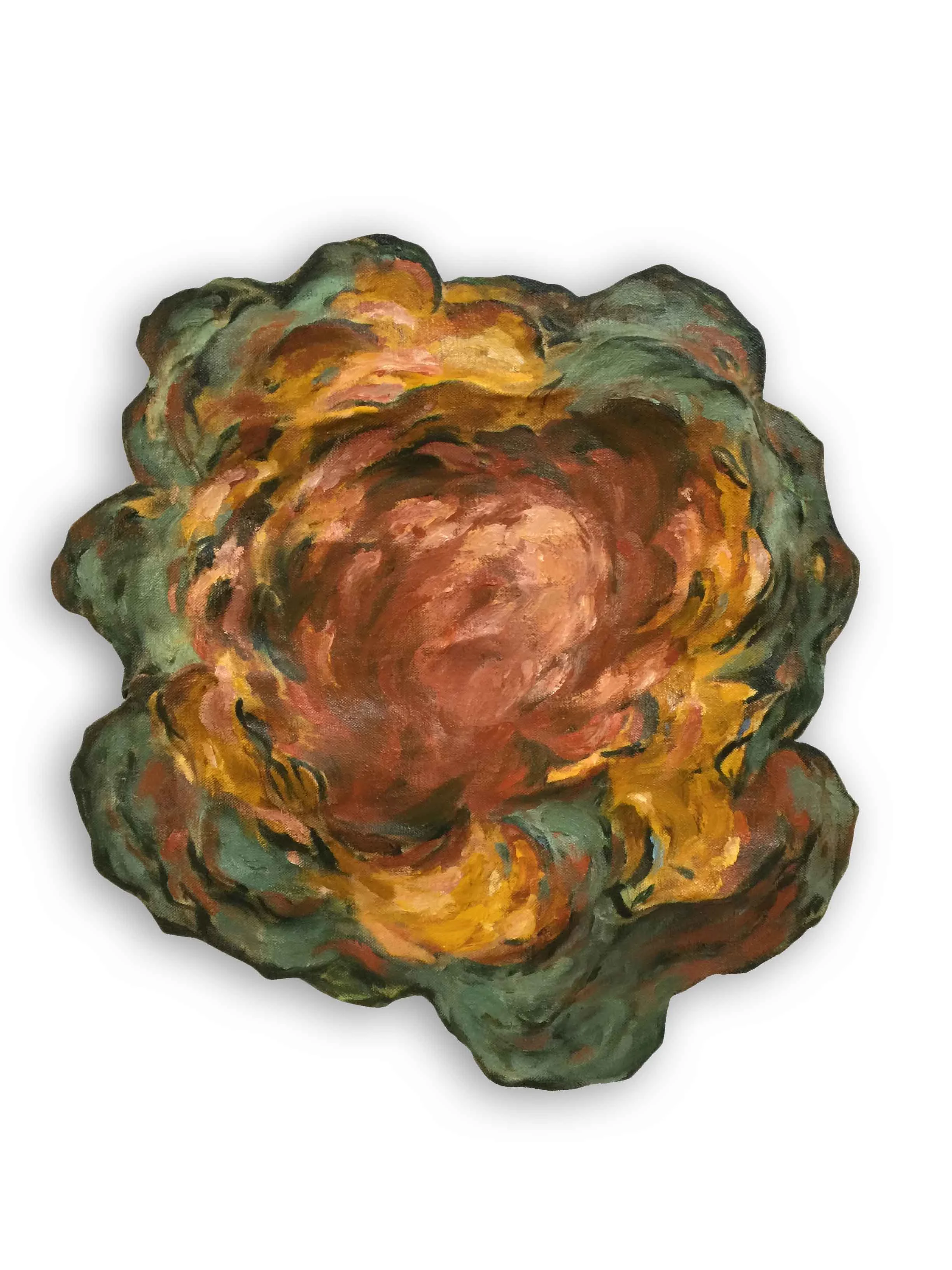 Untitled (Orange and Green)