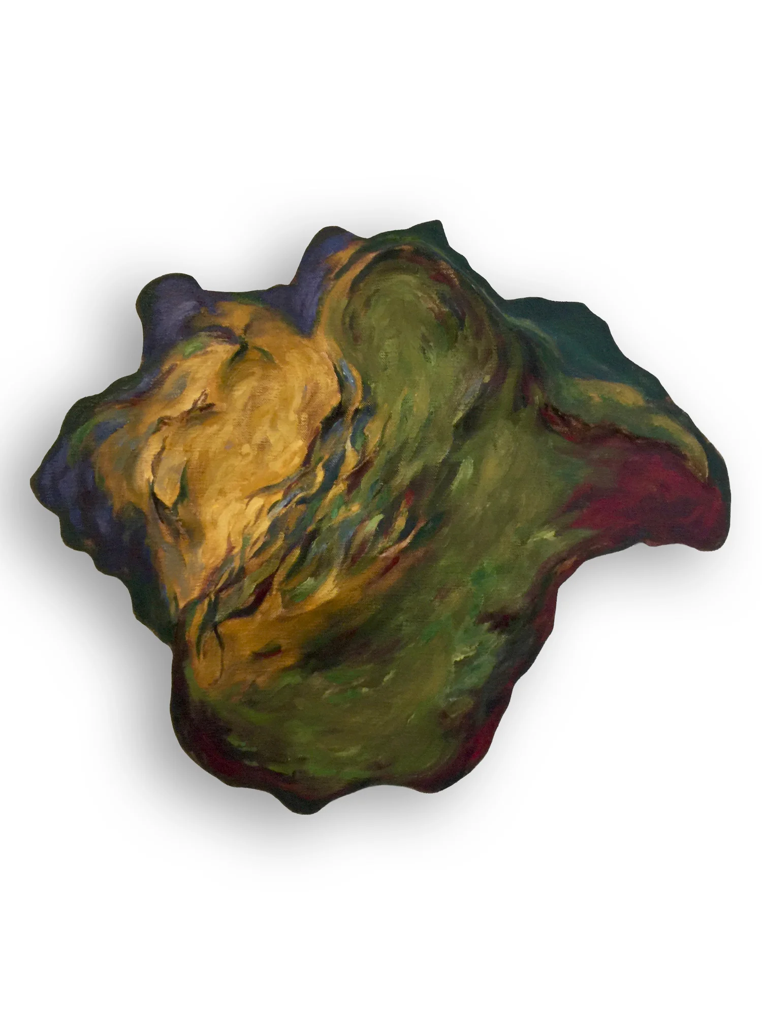 Untitled (Green and Purple Shell)
