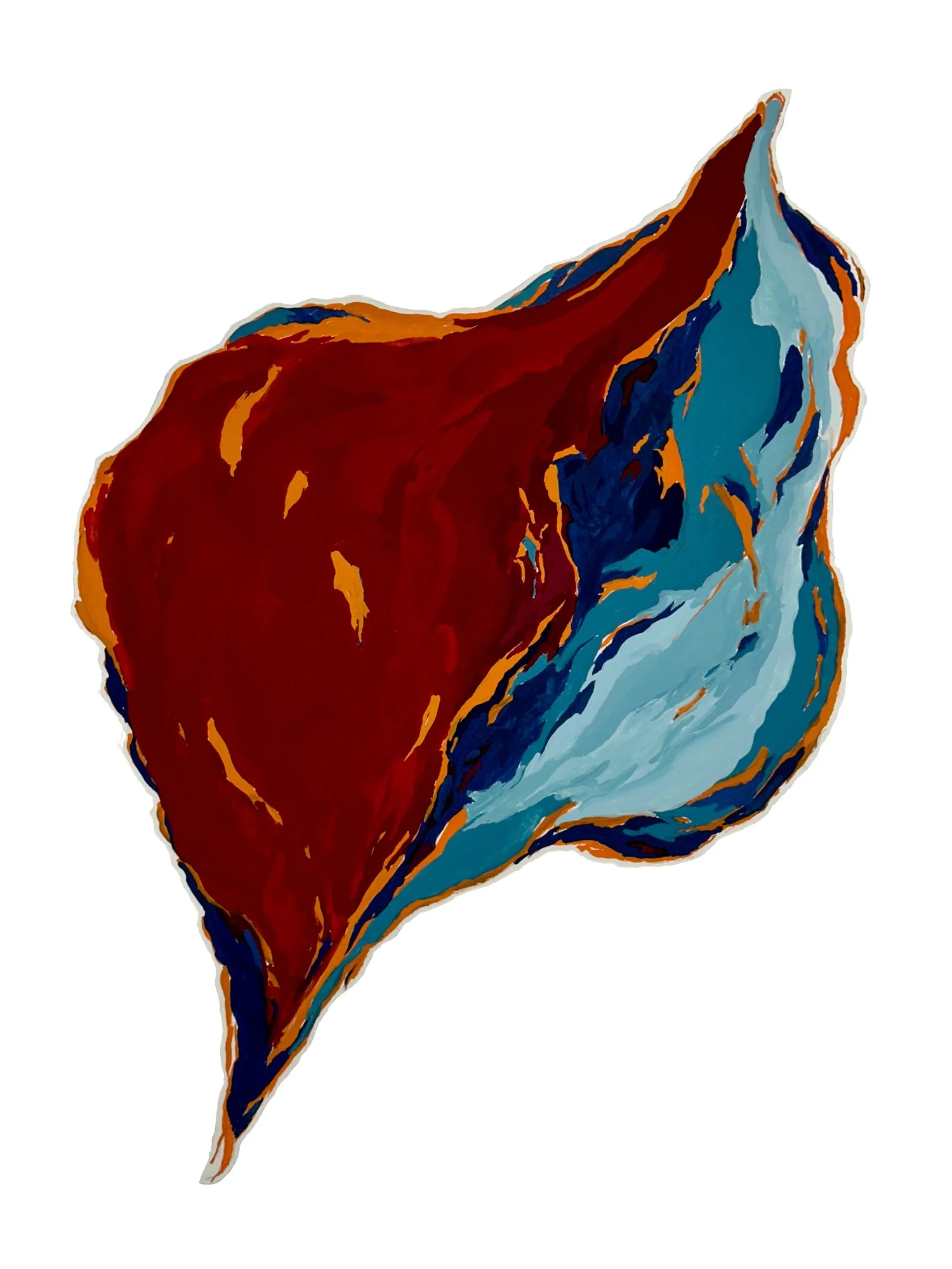 Untitled (Red, Blue and Orange)