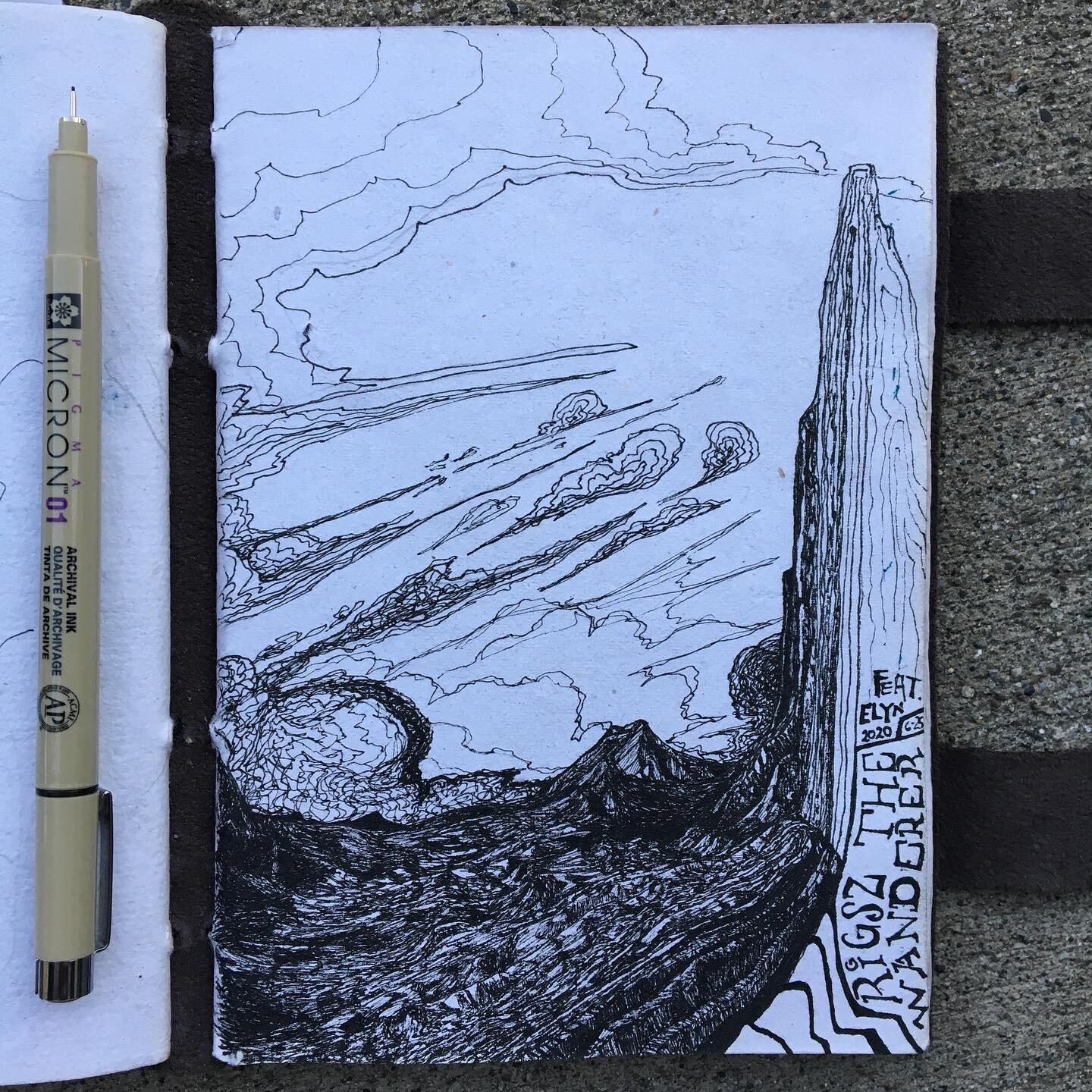 After work doodle (feat. Elyn!)
&bull;
#doodle #landscape #landscapeart #penart #micronpen #riggszthewanderer