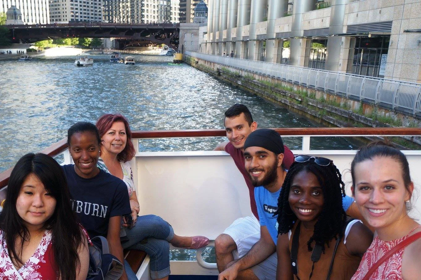 SISE'ers on the famous Architectural Boat Tour