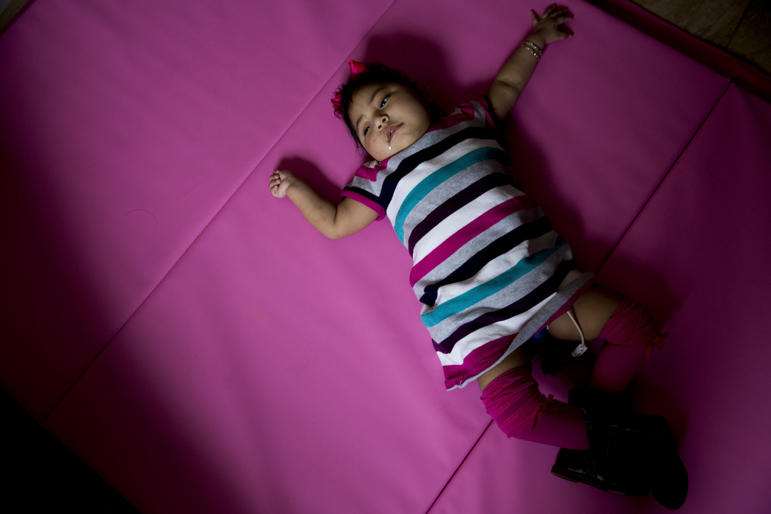 October 19, 2017. That was the day Alicia Hernandez, 2, received a new heart after spending 519 days at Joe DiMaggio Children's Hospital in Hollywood, Fla. While waiting for her transplant Hernandez was kept alive with a Berlin Heart, a device that aids the heart in pumping blood. She was discharged from the hospital on Christmas Eve and is on her way towards a full recovery. Seen here with her mother, Nydia Salinas-Hernandez, at their home Monday, Jan. 29, 2018 in Naples.