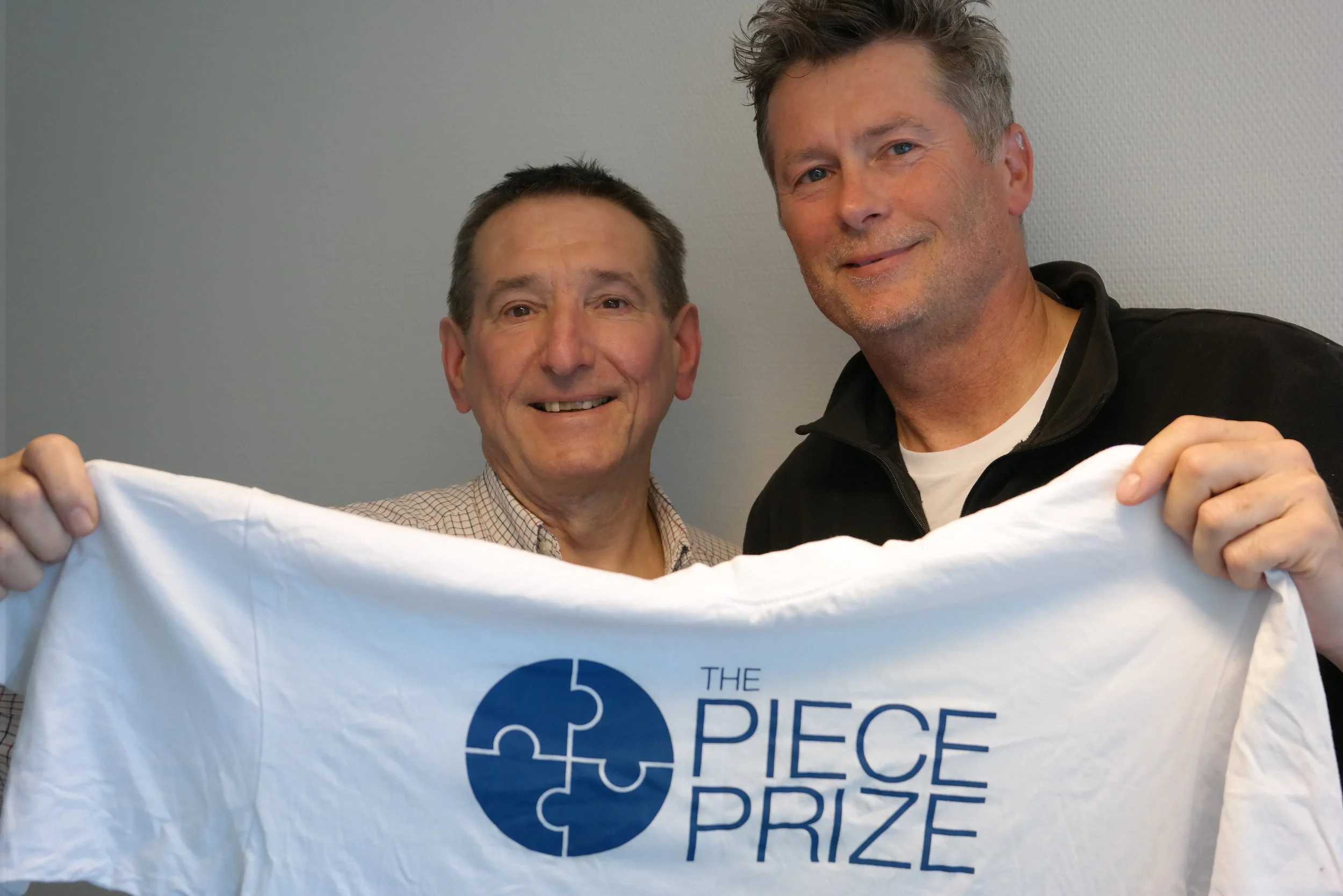 Rick Wood (left) retired and ready to give. 