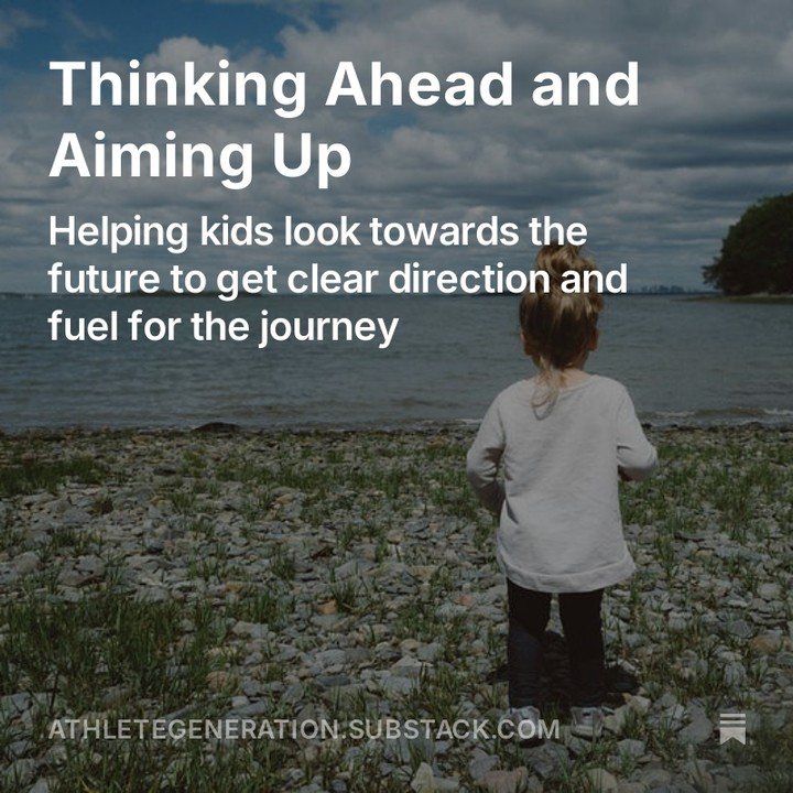 An exercise in goal-setting and future planning that is gold for young athletes:
Step One: Begin by identifying a long-term aspiration. What is the highest aim you can conceive of that you might want to pursue? (e.g. &lsquo;I want to be an Olympian&r