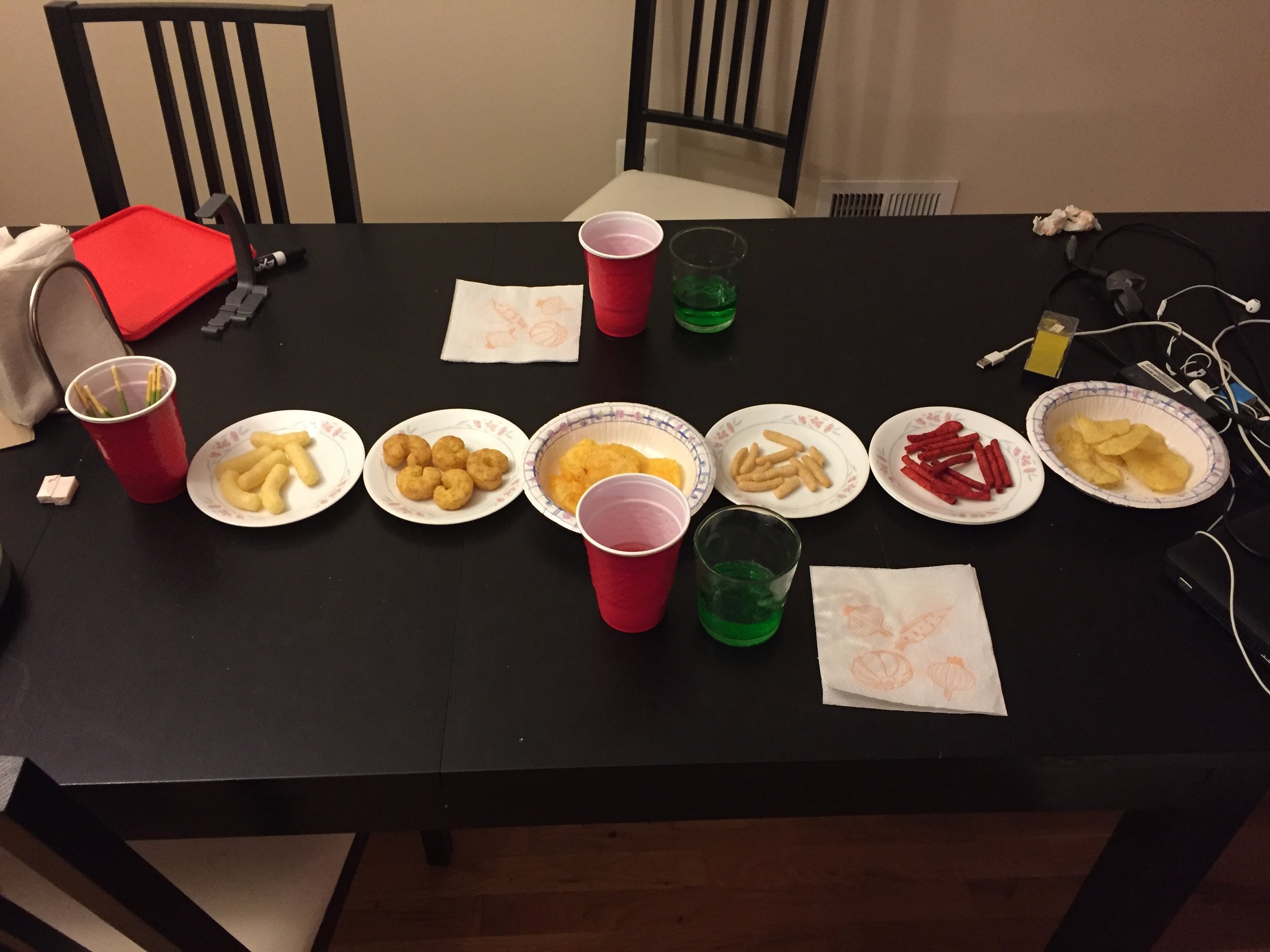 This episode's Snack Assortment