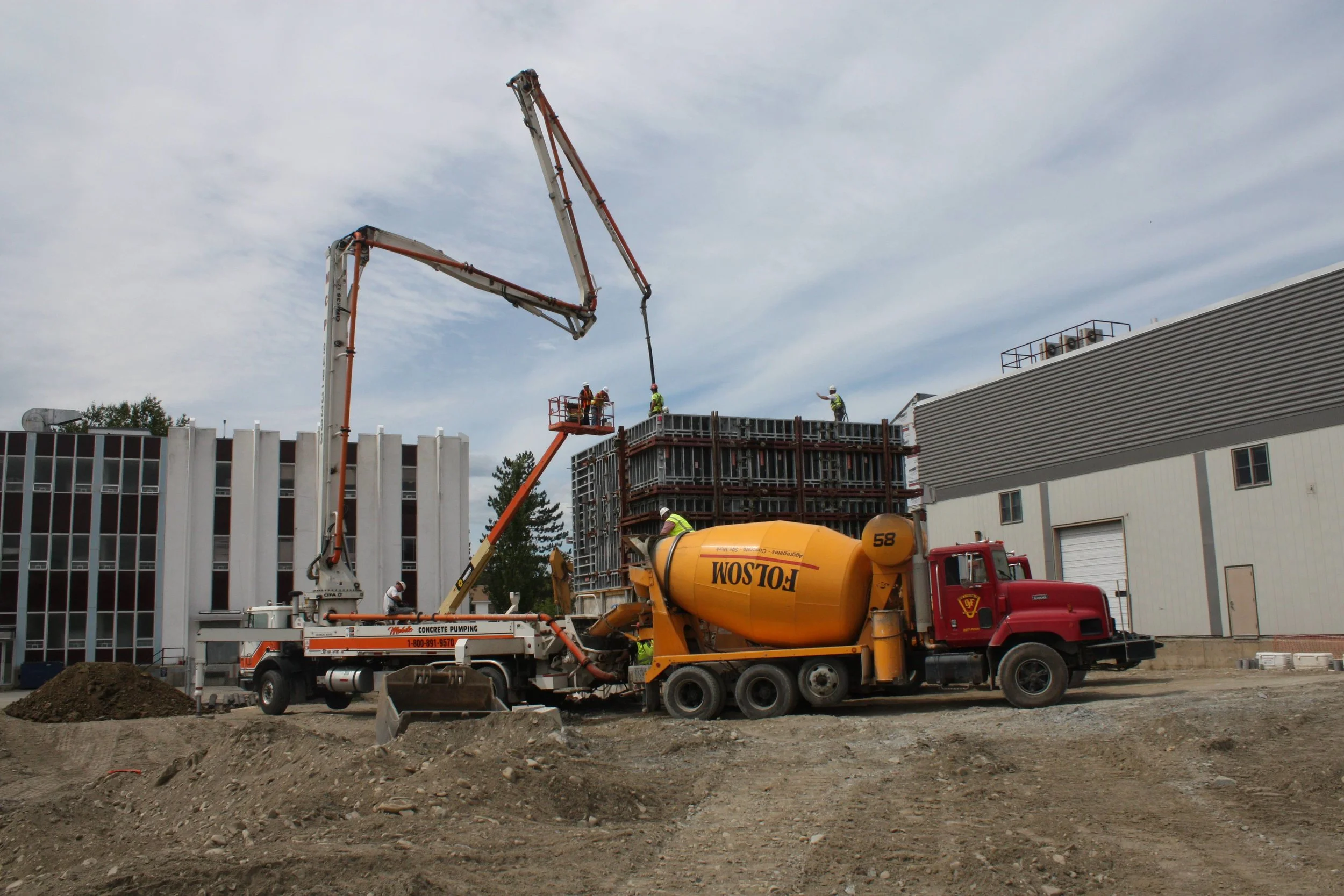 AEWC (Second Half) - Test Stand & Buliding - Test Stand Pour