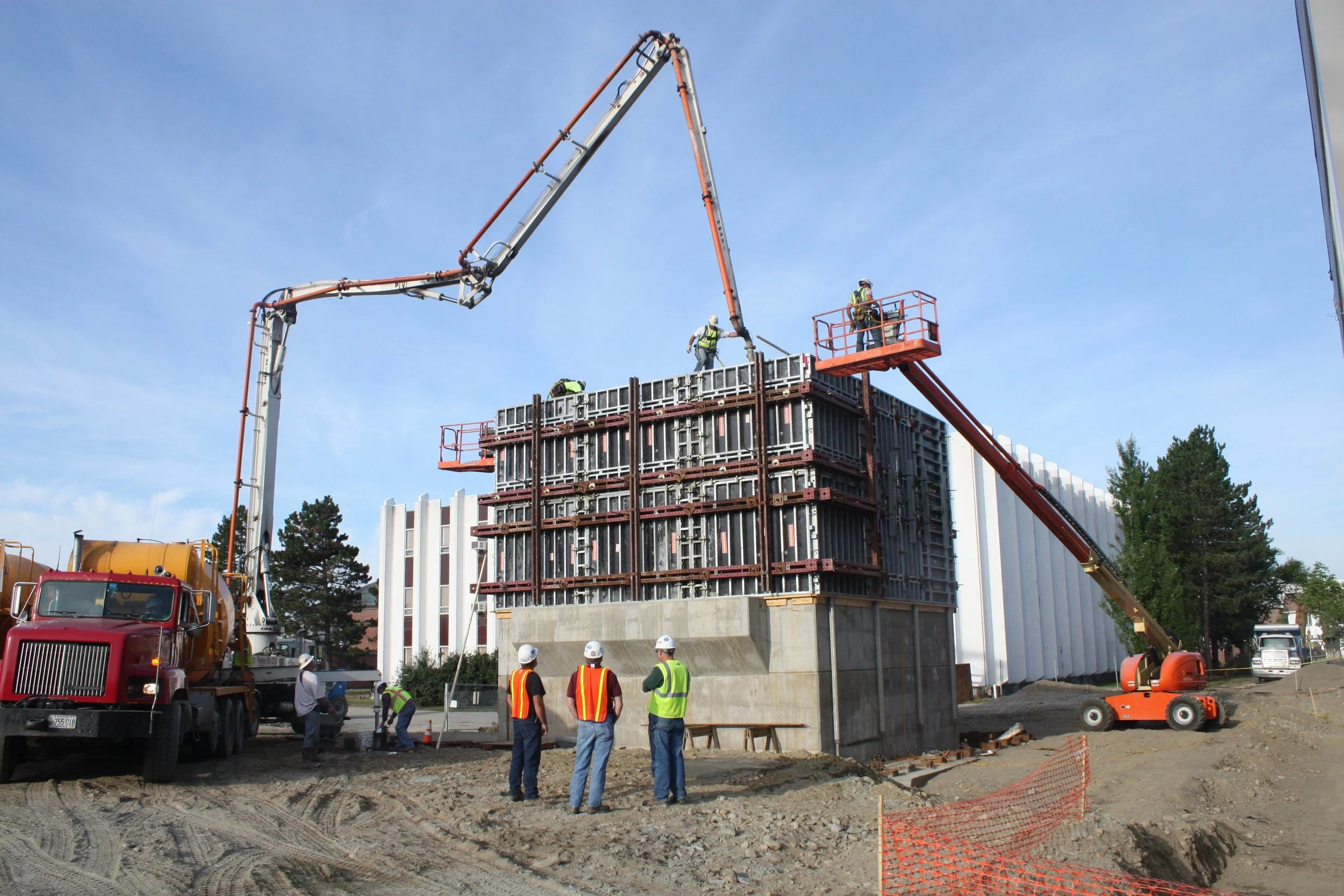 AEWC (Second Half) - Test Stand & Buliding - Test Stand Pour