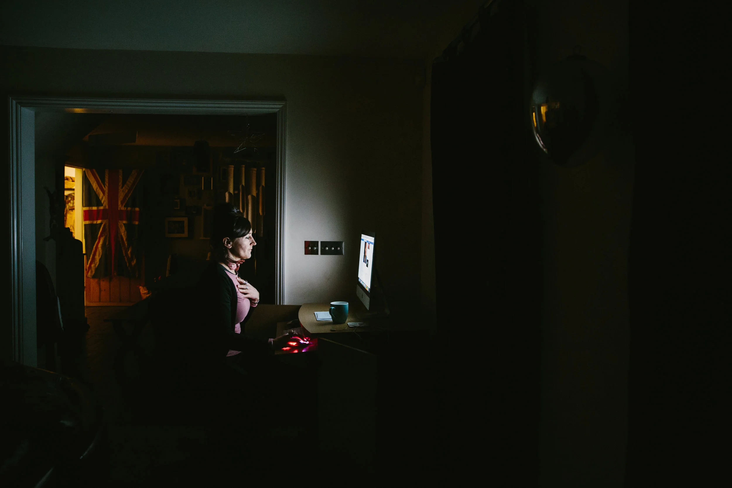 Kath runs the operation from her living room, often working late into the night. Members’ stories frequently reduce her to tears