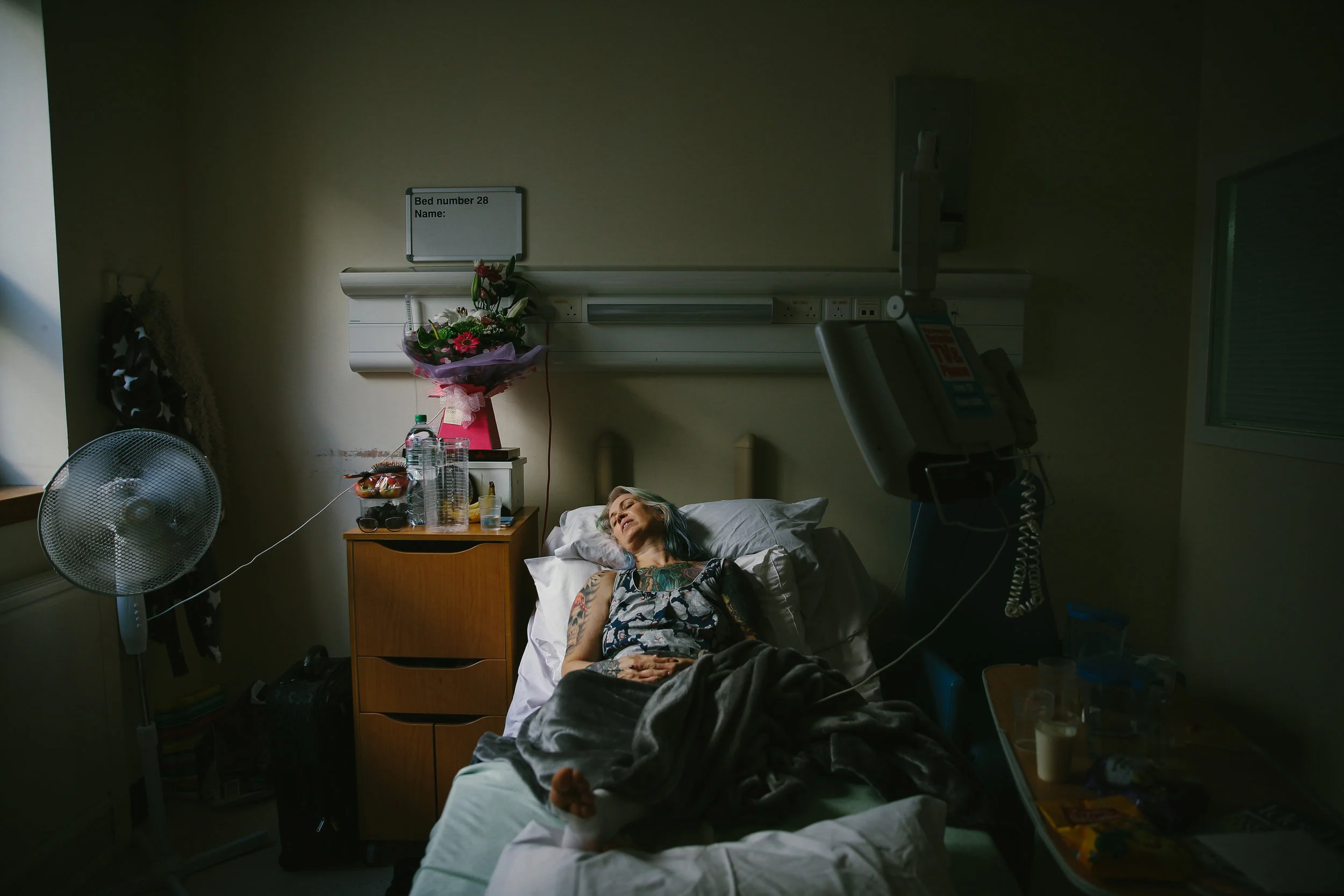 The operation, combined with a procedure to correct her incontinence, meant hours on the operating table and many days in hospital. Surgeons found that the mesh had fused with her pubic bone, making removal far more difficult