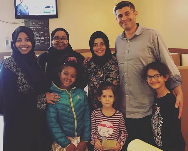 With my brother Uzgor and his family. My Turkish family❤️😍✌🏾