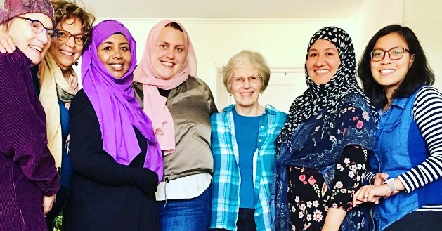 A beautiful day of Shalom Salaam sisterhood. ✌🏾becomes us❤️🥳🎶😍