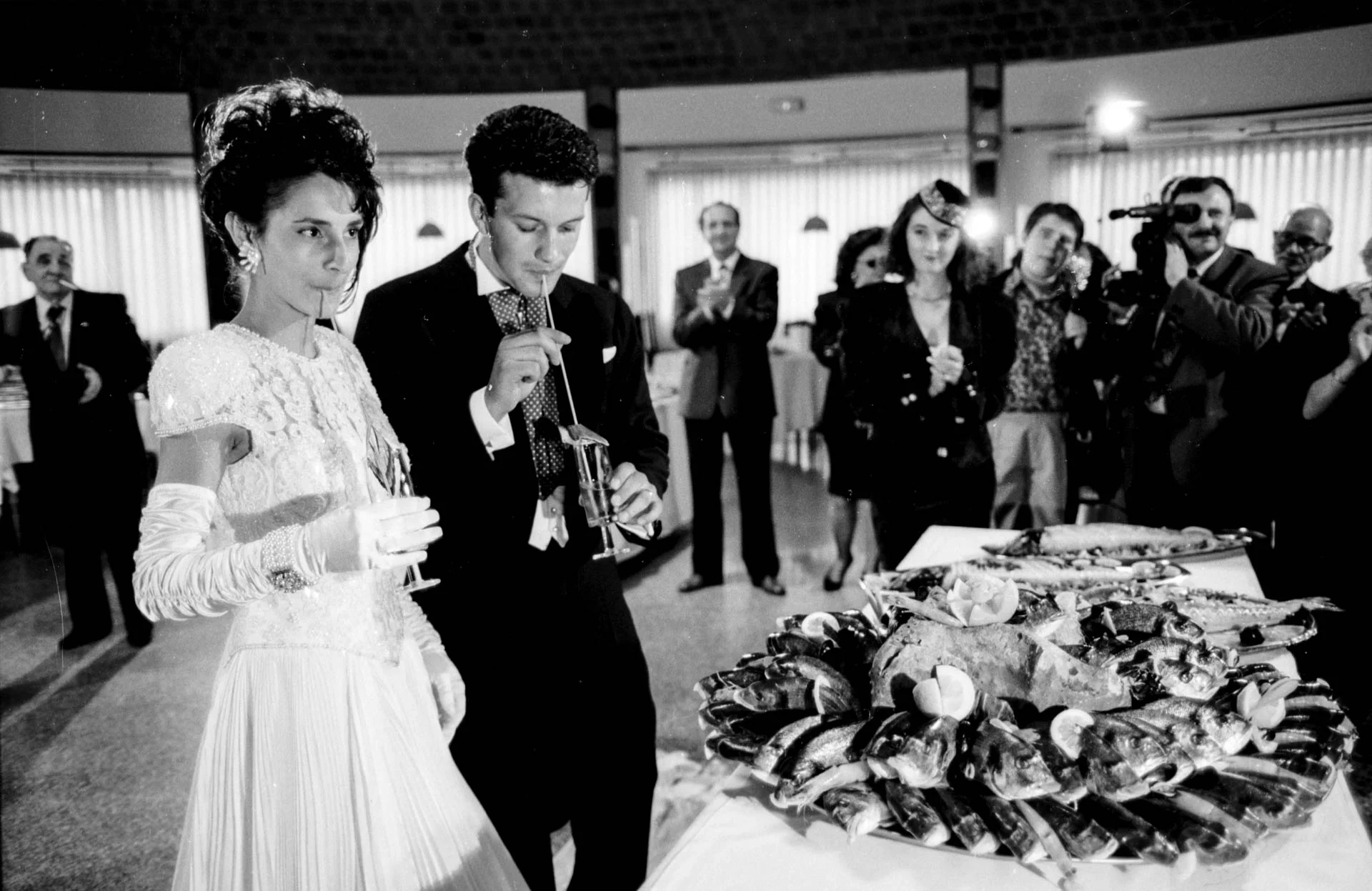Matera, Italy - 19 October 1991 Italian Wedding. 