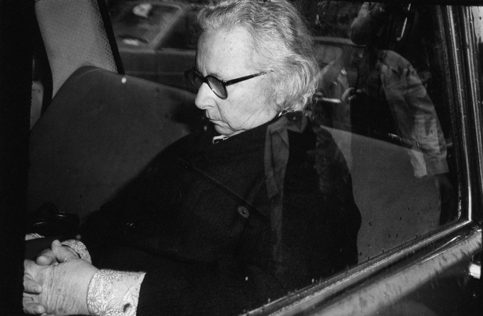 Rome, Italy - 10 May 1978 The reaction of the wife after the discovery of Aldo Moro's corpse. 