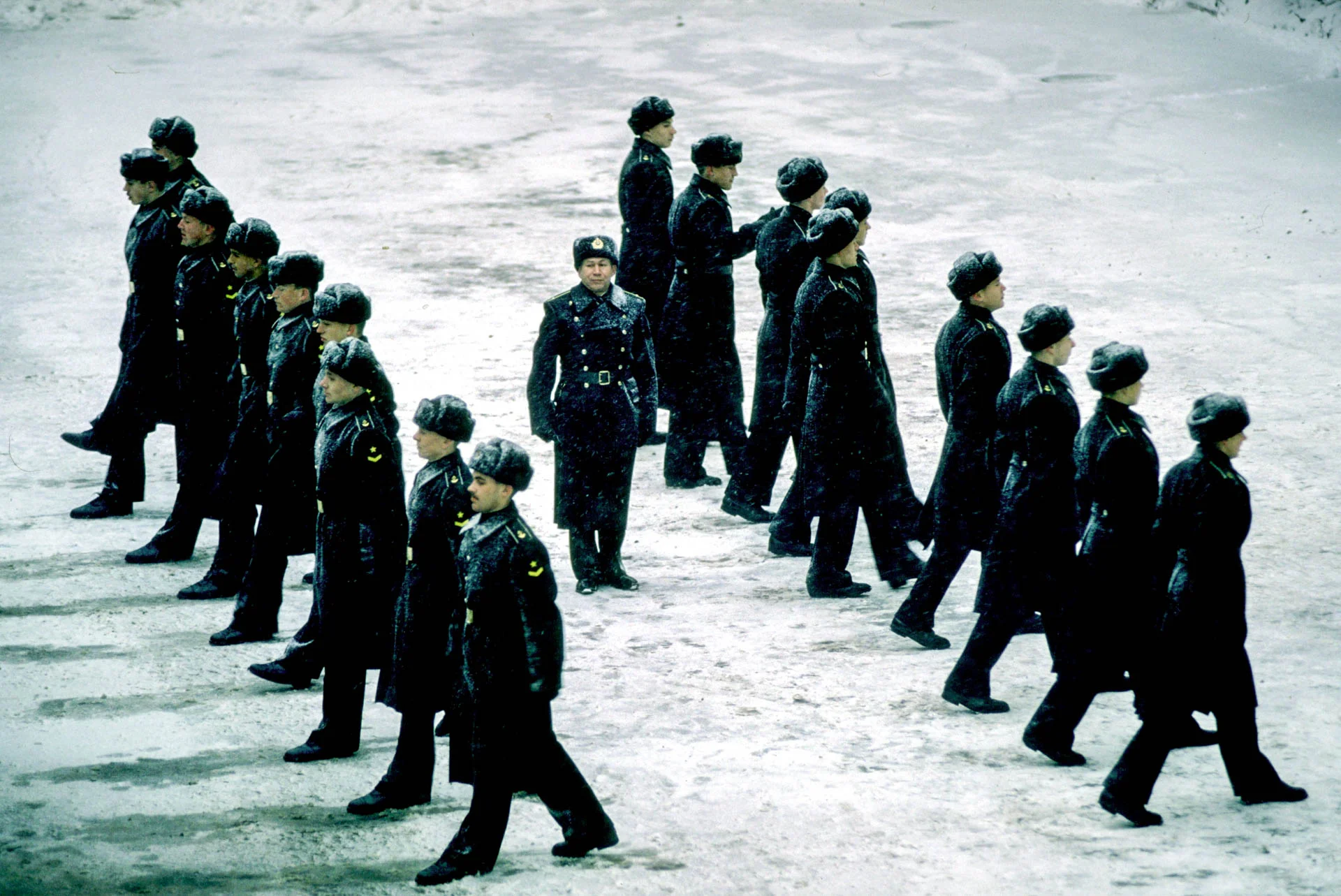 Russia - December 1, 1990 Military Academy in Russia.