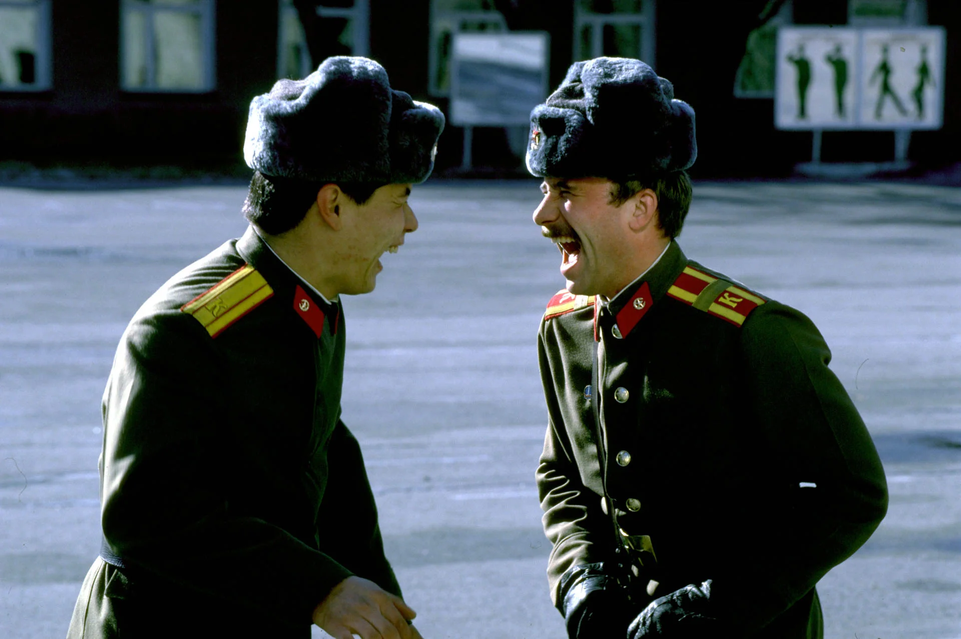 Russia - December 1, 1990 Military Academy in Russia.