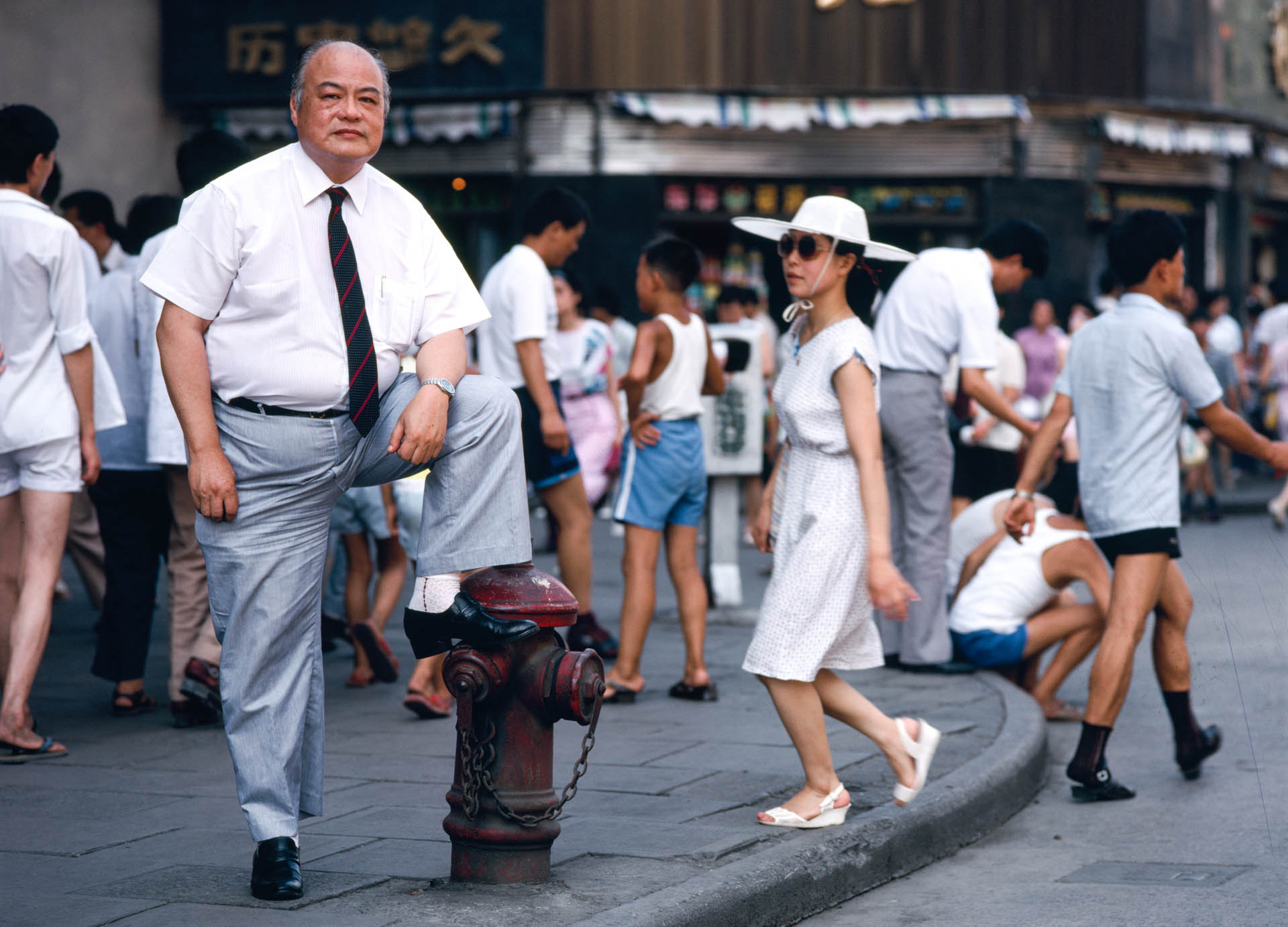  Shanghai, China - June 1988. Shen Beizhang has been director of MOFERT since 1986. Representing the city government, he is in charge of Shanghai's international trading.&nbsp; 