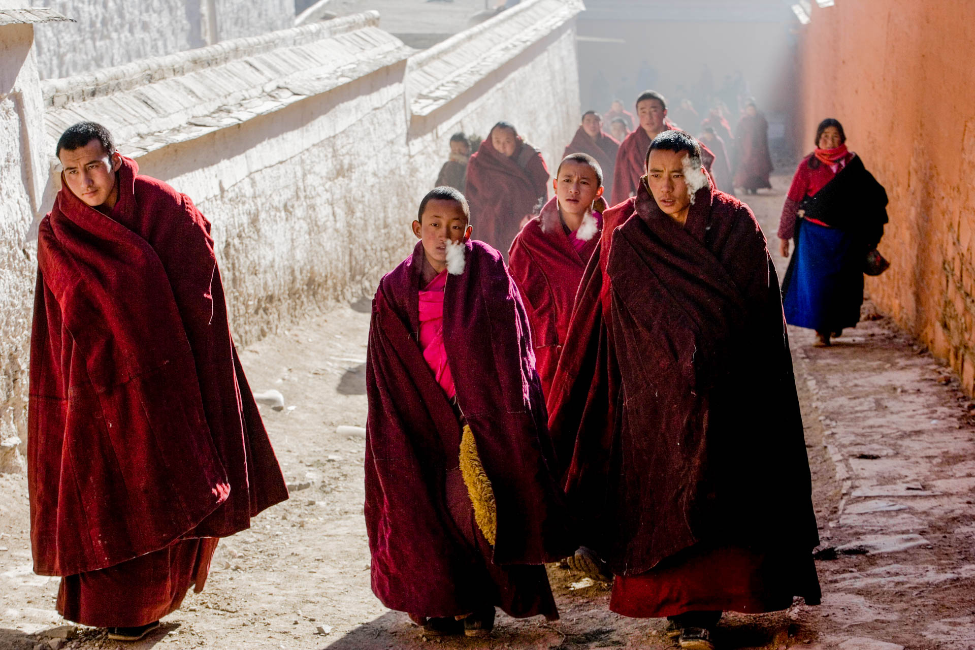  Xiahe, China - 12 February 2006
The third day of Monlam, the traditional prayer at the presence of living Bubbha at the monastery of Labrang. 
© GIANNI GIANSANTI 