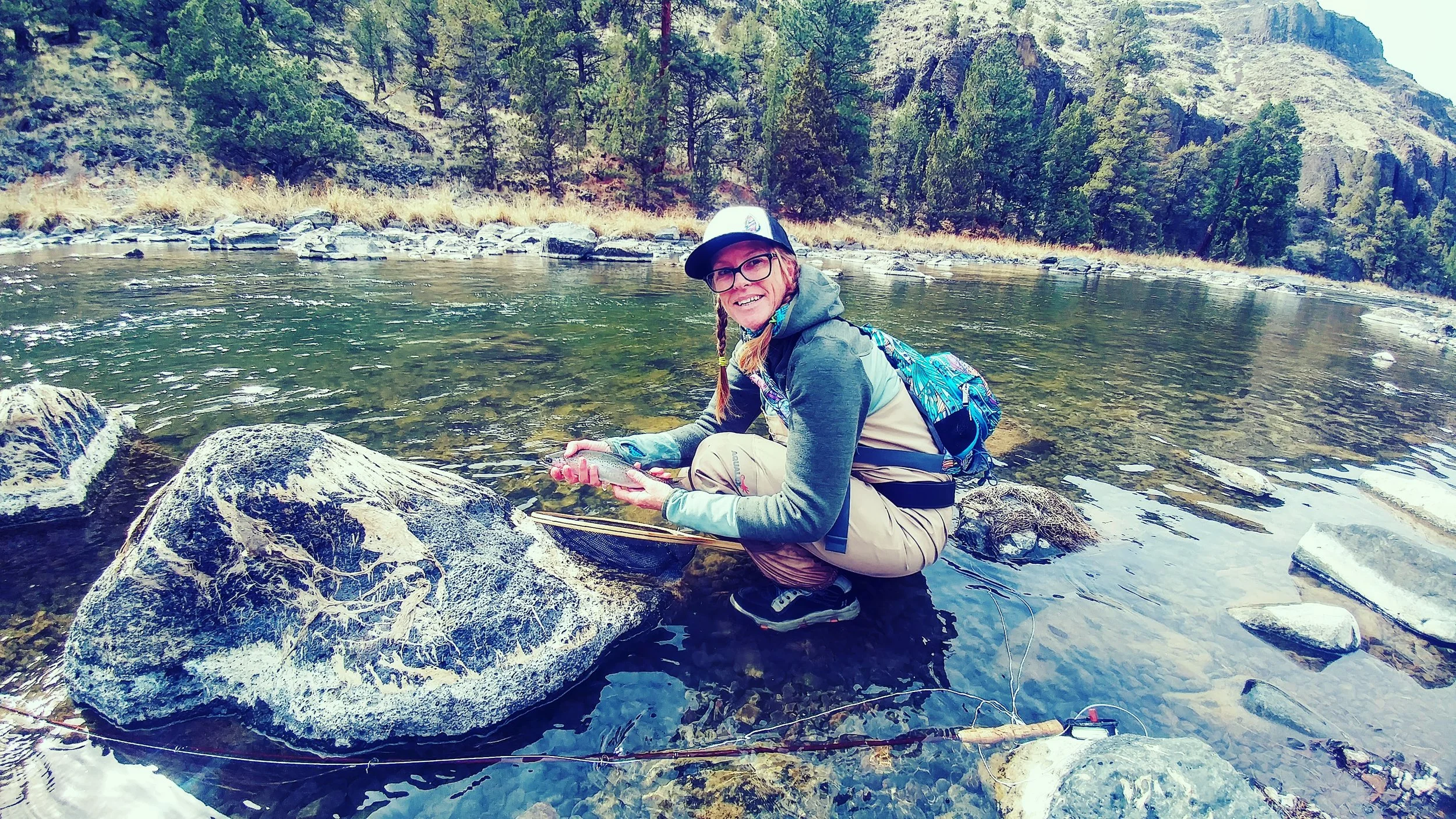 Candace Bell Needless to say I LOVE FLY FISHING Living in central Oregon has given me the opportunity to fall in love with the sport. My husband and I spend many hours on the river together. Our family consists of three daughters and just recently I became a grandmother! We moved here 20 years ago, upon doing so I opened my own salon and found were I belong. Its a perfect place for us.