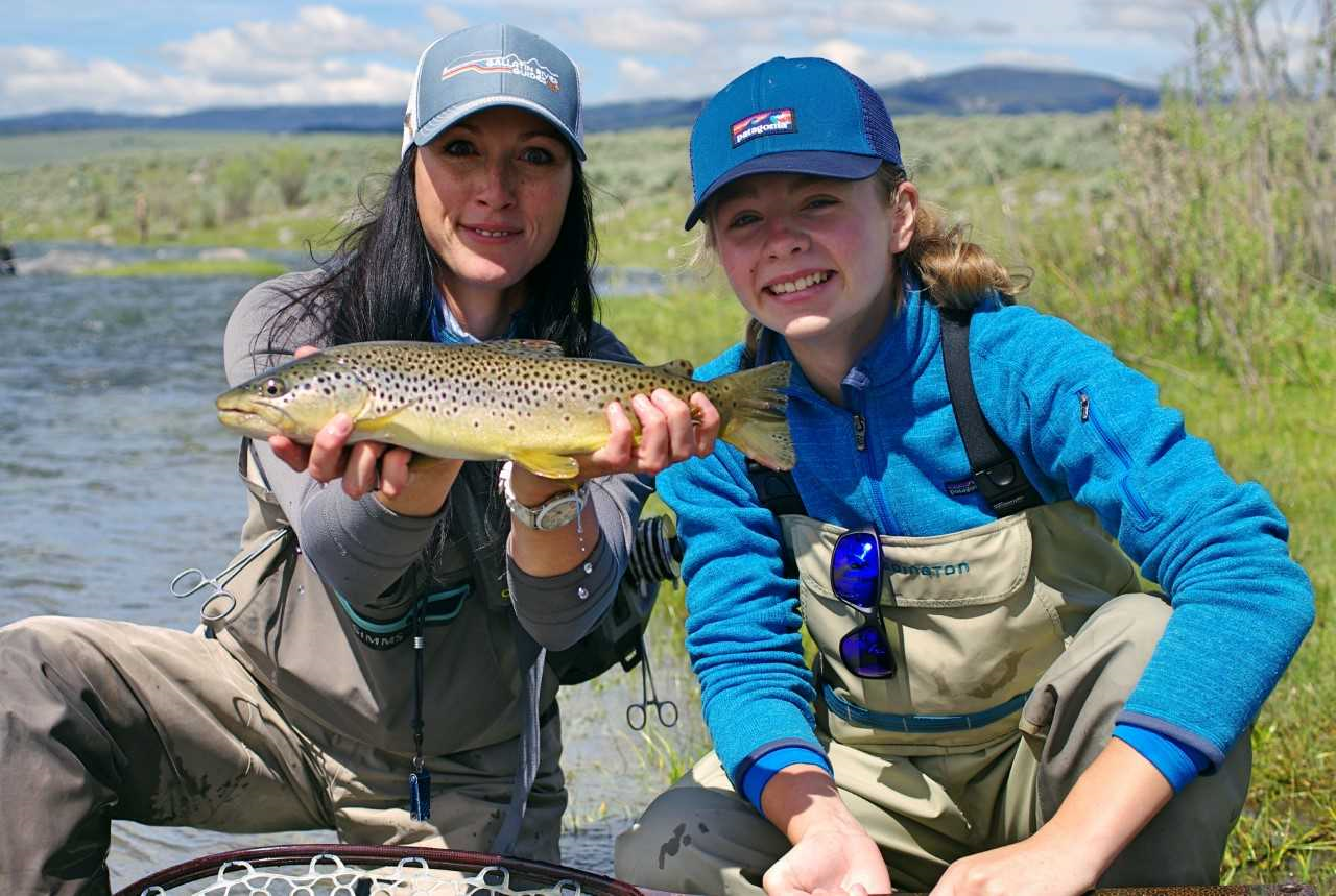 Kelly Harrison Kelly Harrison was born and raised in Missoula and a licensed guide in Western Montana. She is USAF Veteran, a graduate of the U of M and The Montana Fishing Guide School in Big Sky, Montana. Kelly has a background working with children as a pediatric dental and surgical assistant for over 6 years. Her mission is to aid kids of all ages in their pursuit to fly fish the legendary waters of Montana.