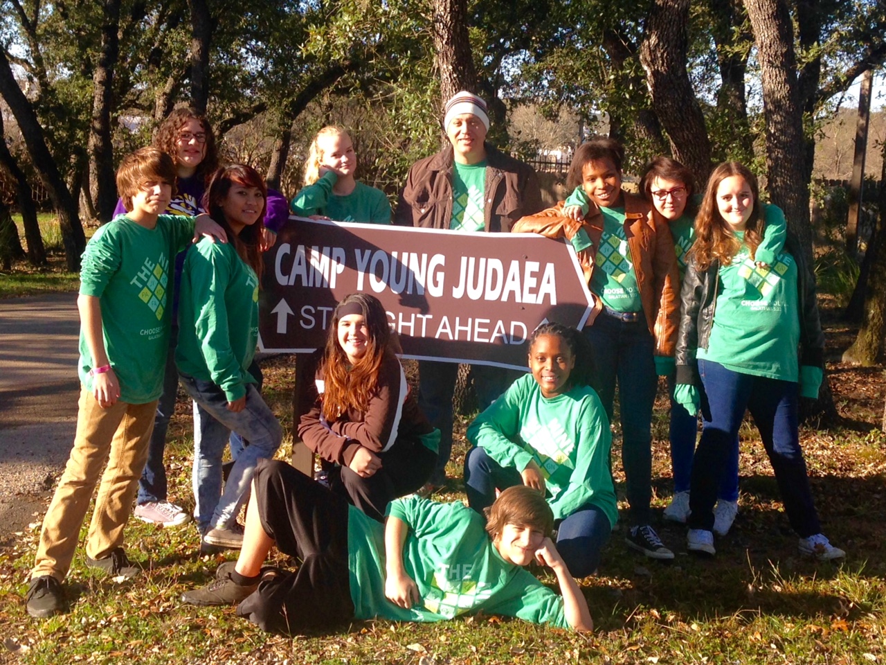 Youth Group Picture at a Mid-Winter Retreat