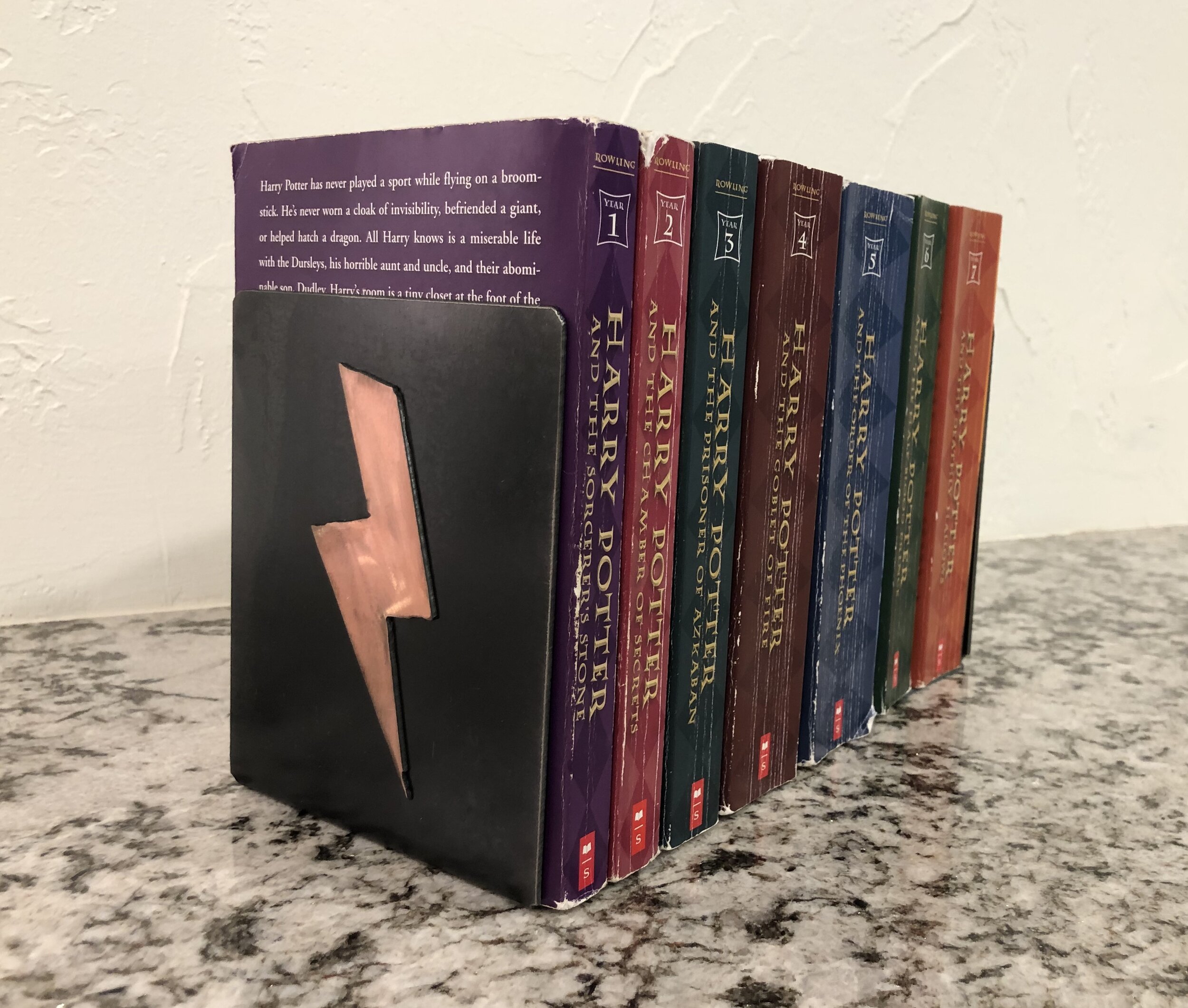 Harry Potter Metal BookendsHouse Slytherin Design 