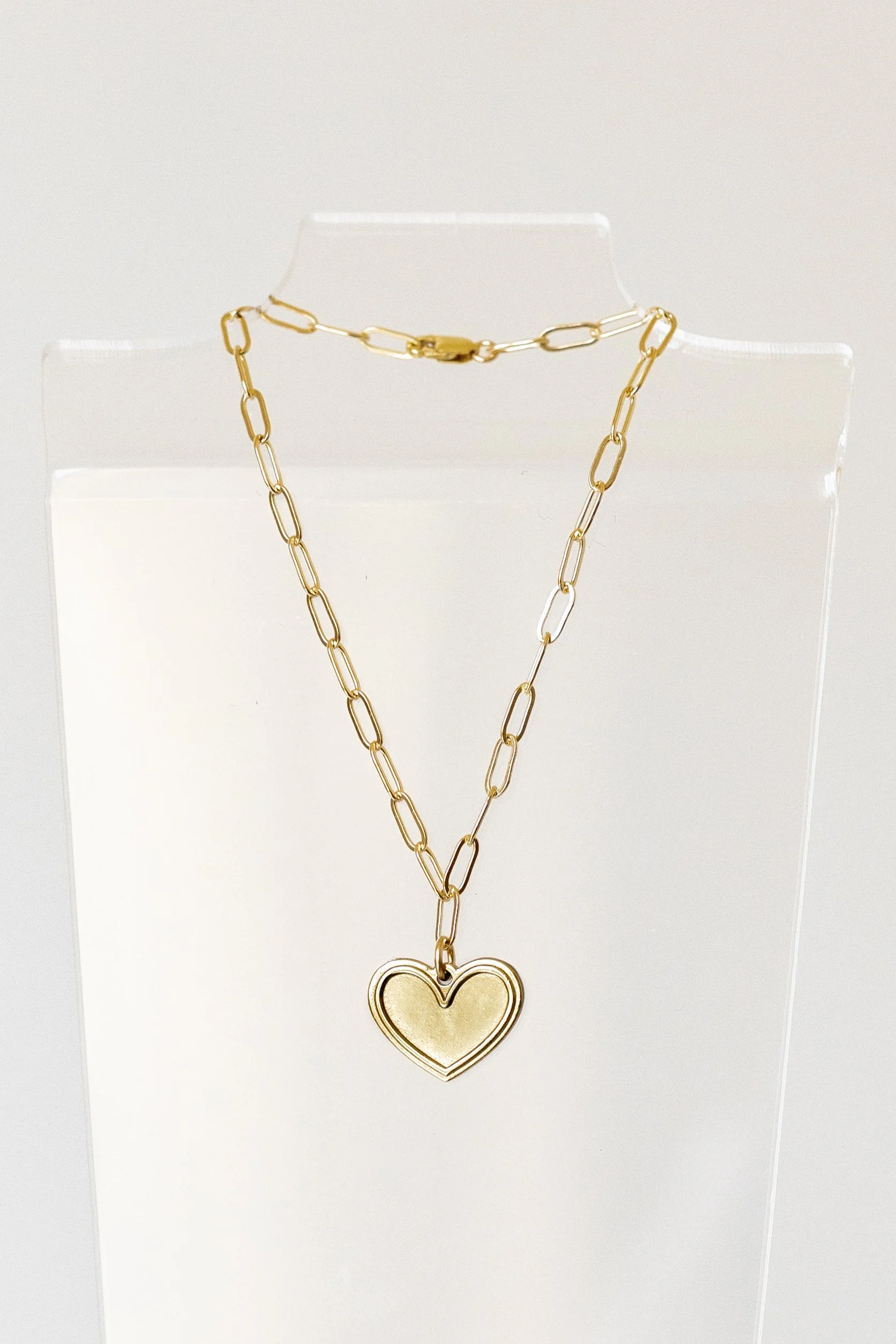 Petite Pendant Bracelet Heart / 1 Corinthians 13:13