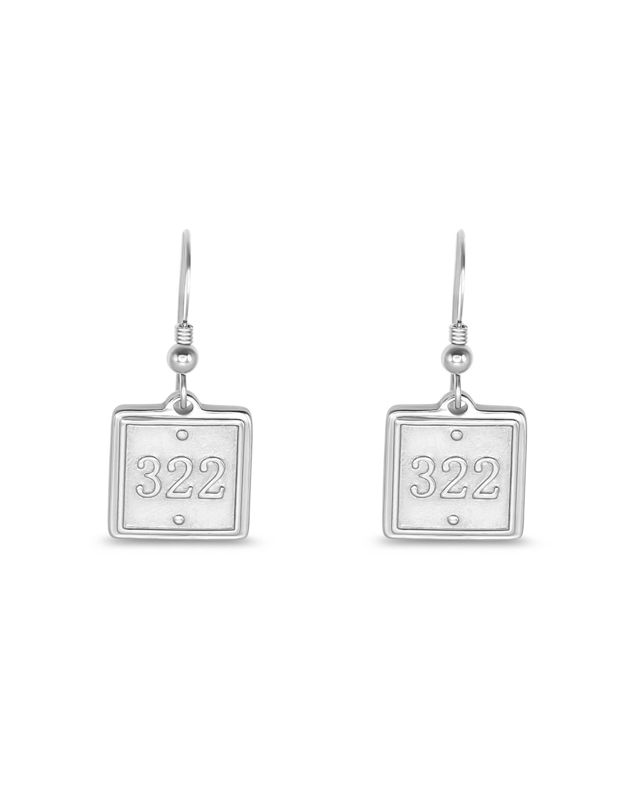 French Hook Silver Earrings Lamentations 3:22