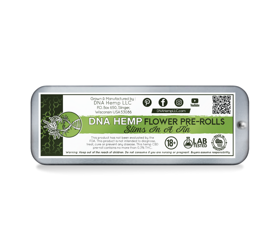 DNA-Hemp-Flower-Pre-Rolls-Label-Design