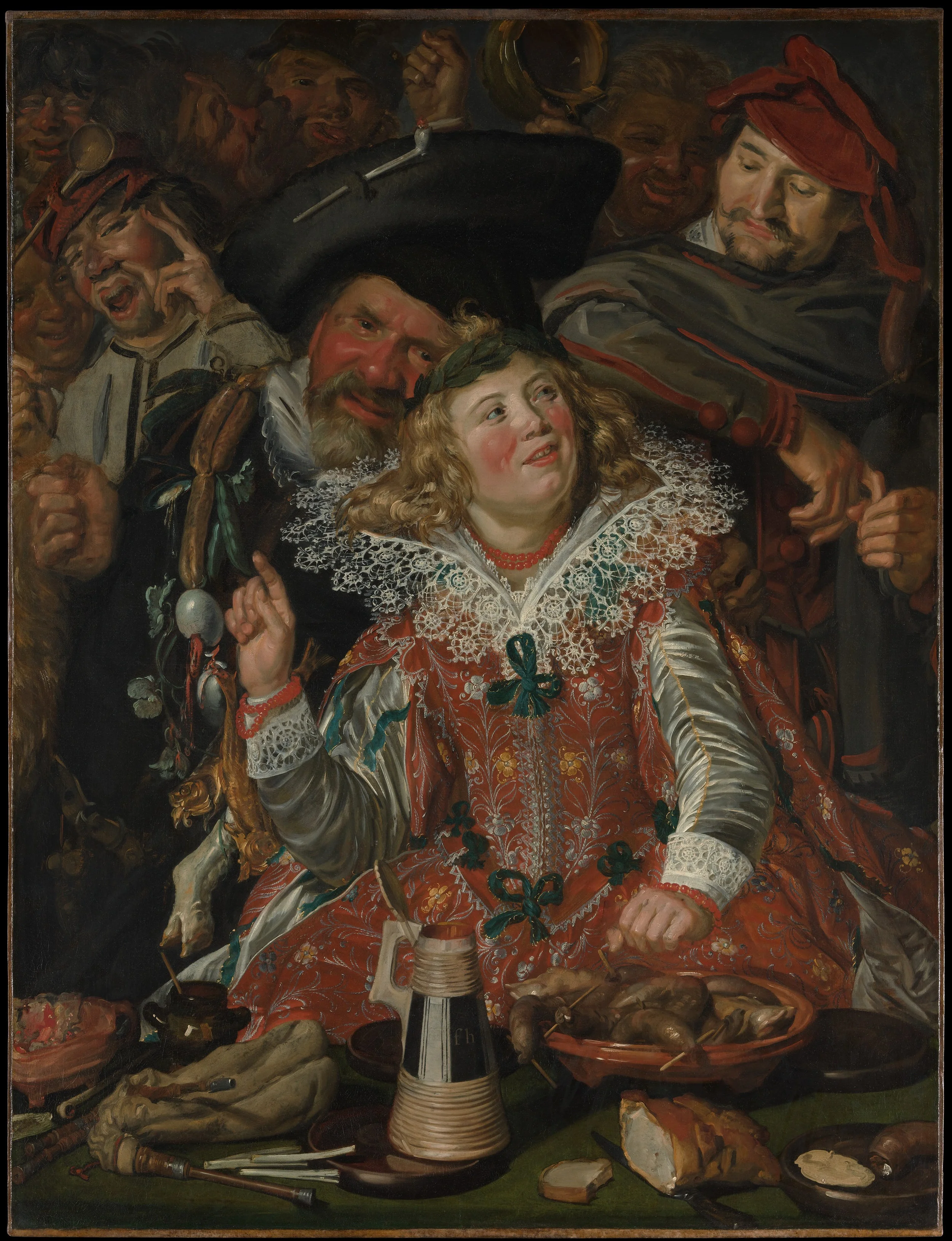 Frans Hals. Merrymakers at Shrovetide. ca. 1616–17. Courtesy of the Metropolitan Museum