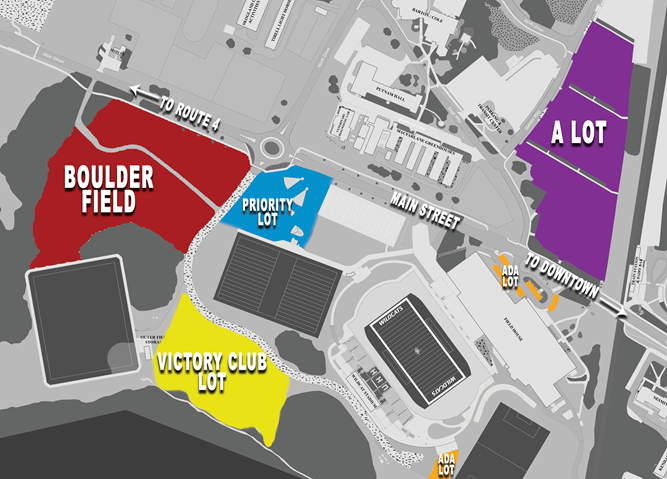 Join us at the Priority Lot, easy access to Boulder Field, the stadium and next to the Sigma Beta tailgate.