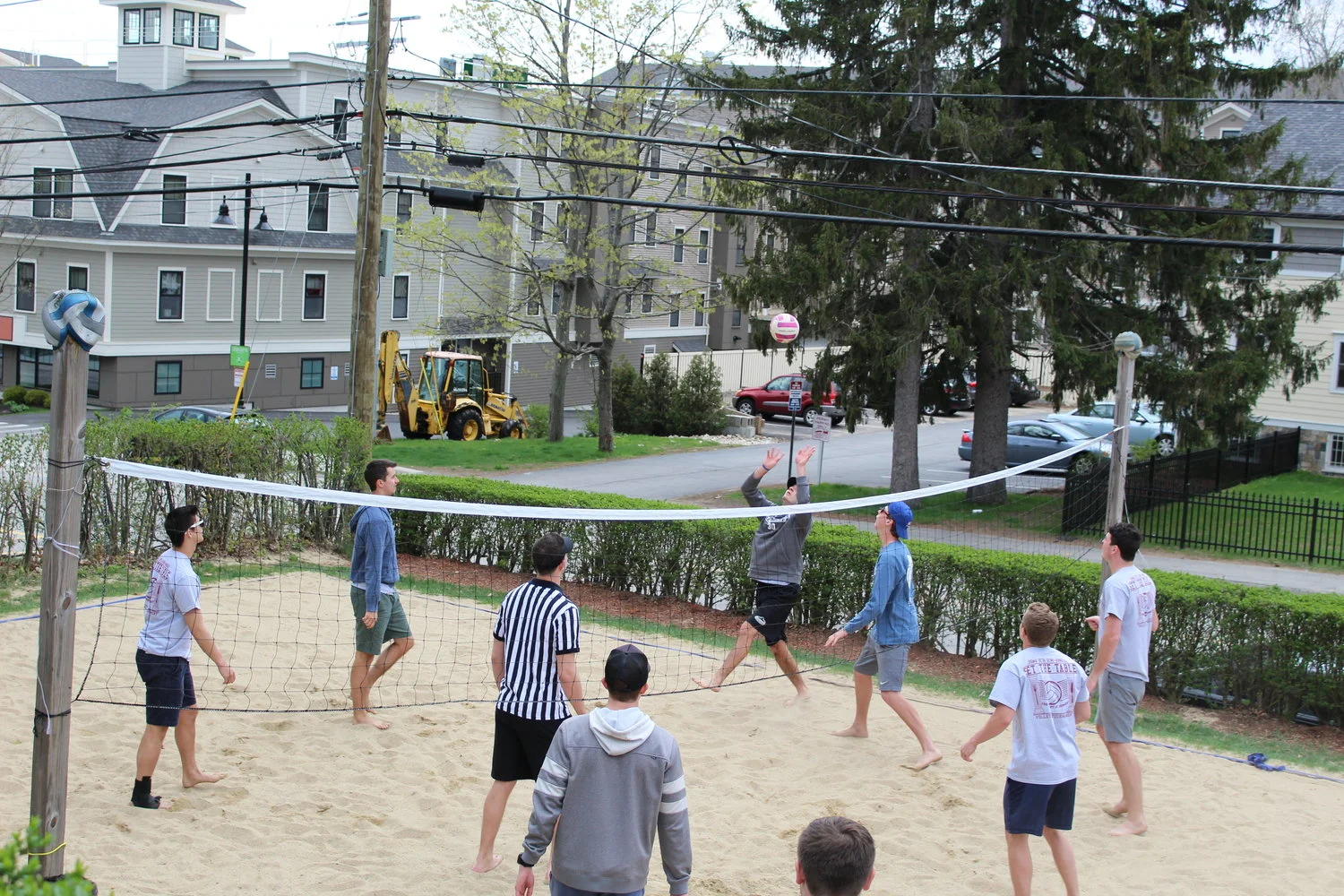 Brothers participating in our semiannual volleyball tournament Set The Table