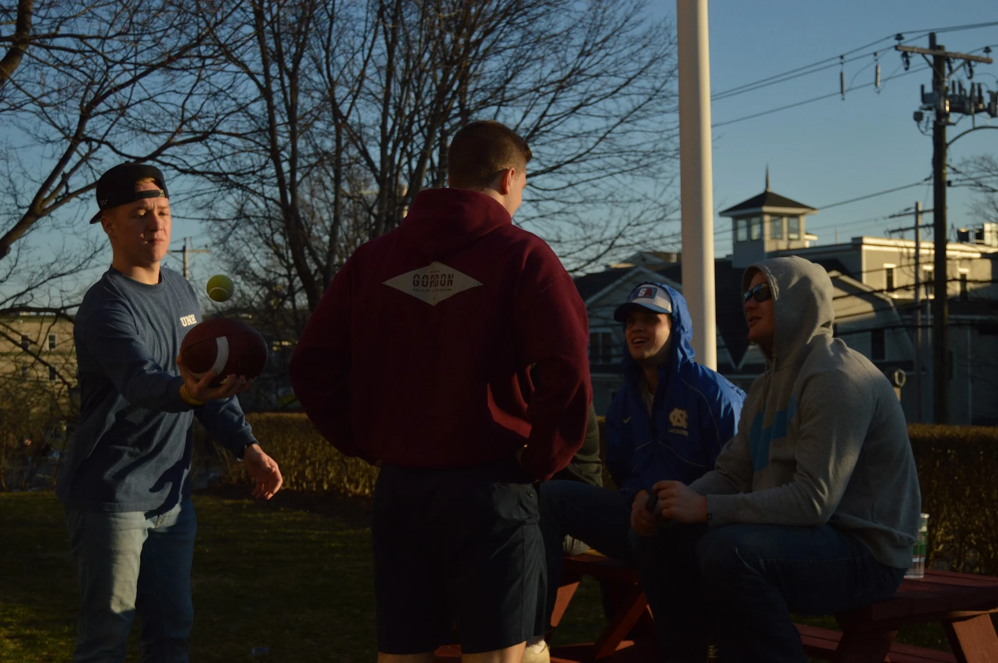  Brothers enjoying the warm weather 4/22/18 