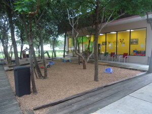 Outdoor play area