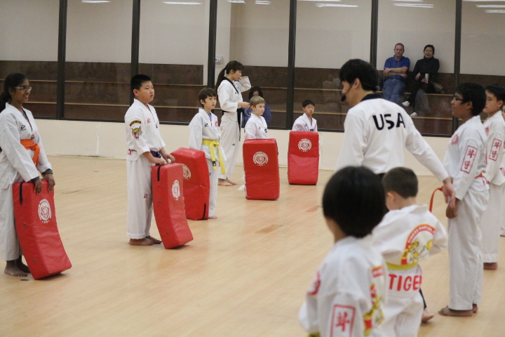 Kicking drill with partners